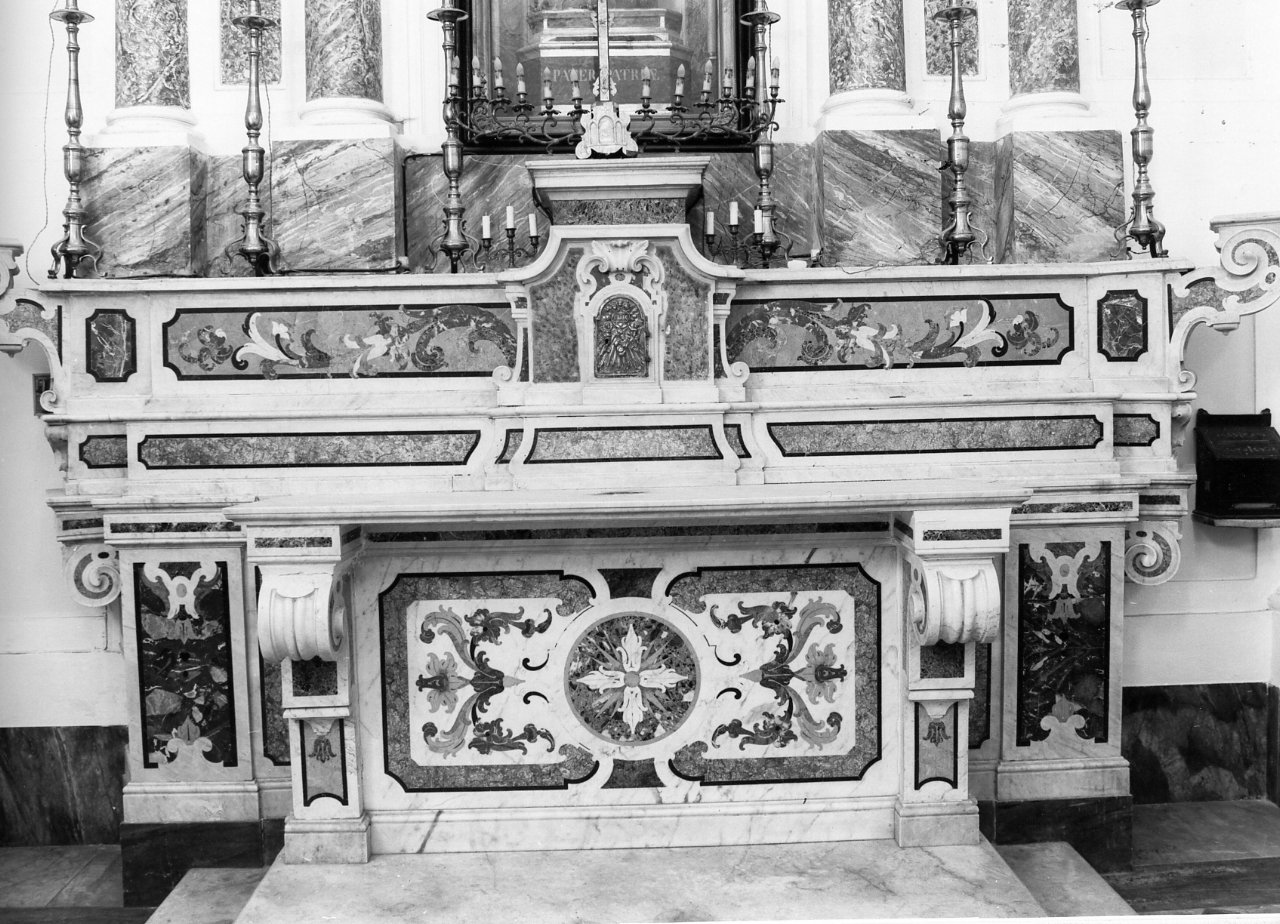 altare, serie - bottega napoletana (fine sec. XVIII)