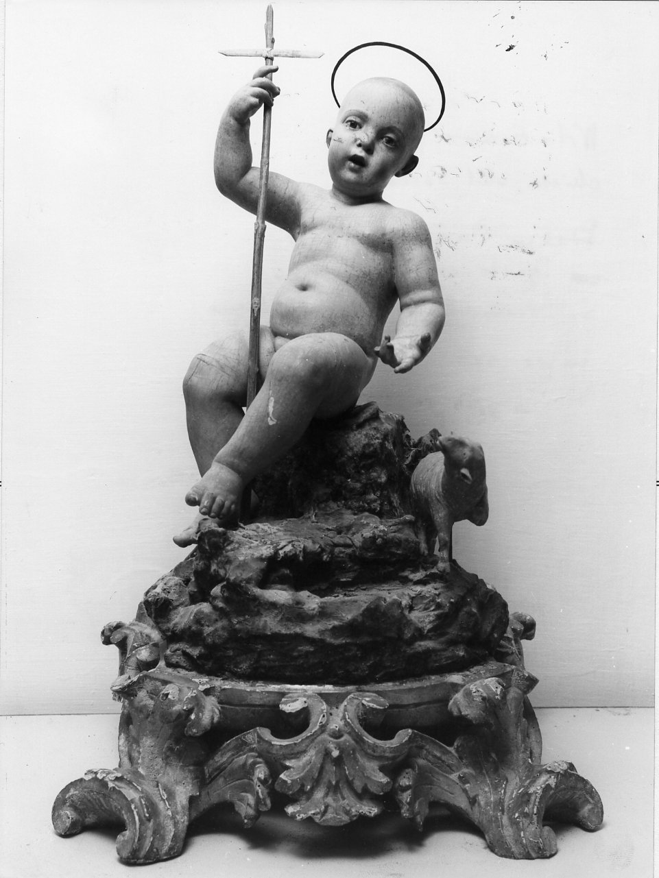 San Giovannino con l'agnello (statuetta) di Patalano Gaetano (bottega) (sec. XVII)