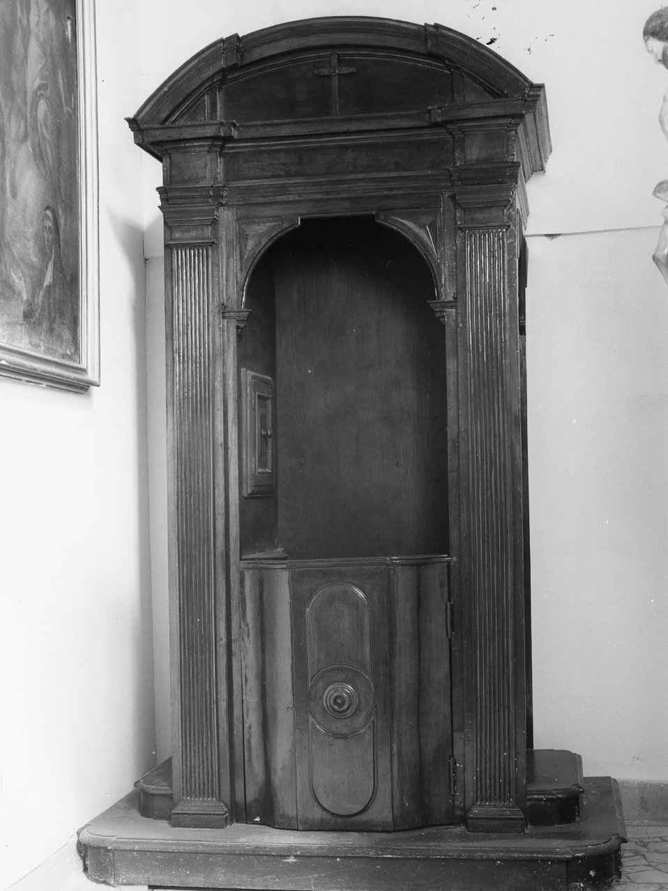 confessionale, serie - bottega campana (sec. XIX)