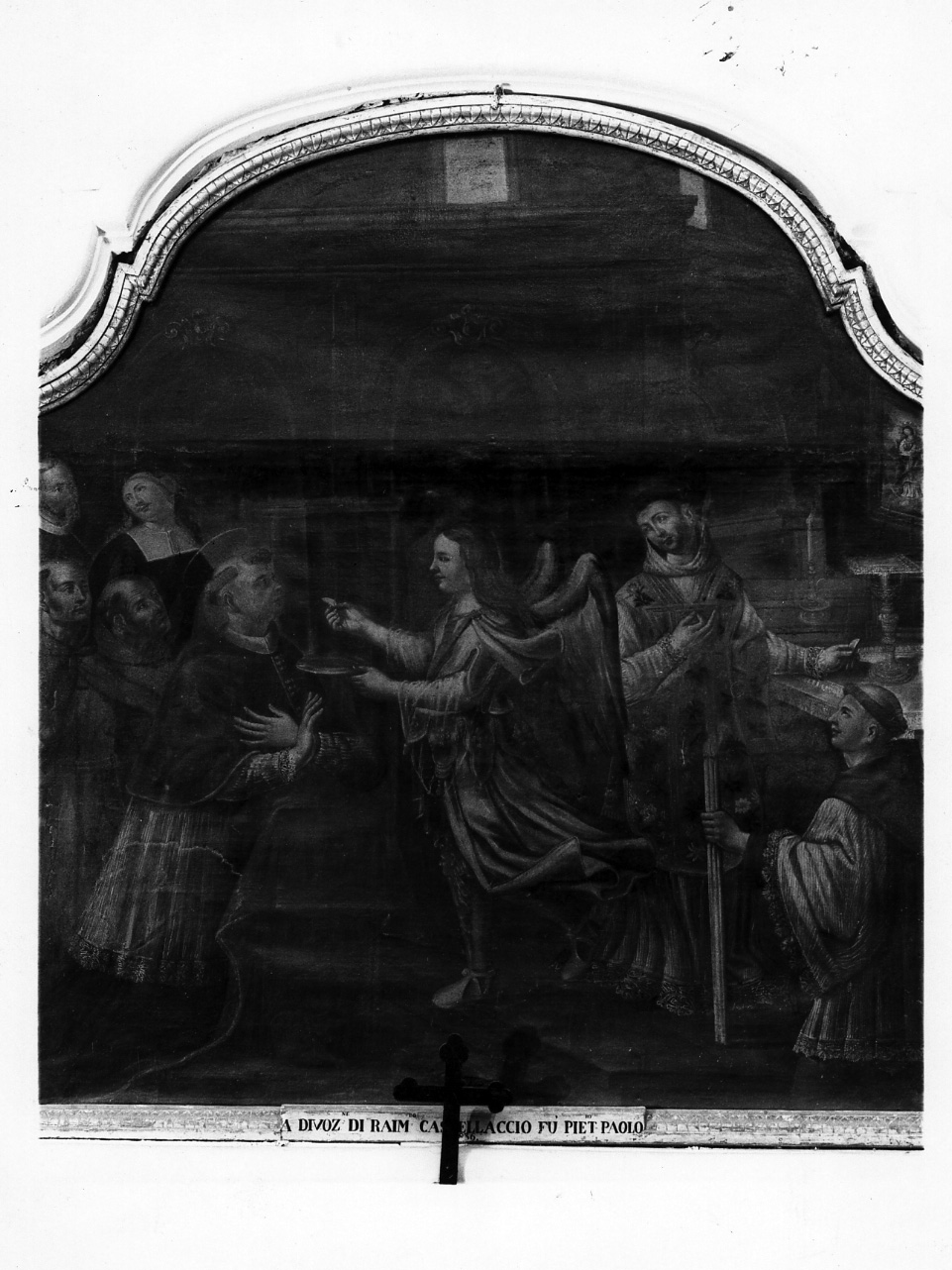 episodio della vita di Sant'Antonio da Padova (dipinto) - ambito campano (metà sec. XVII)