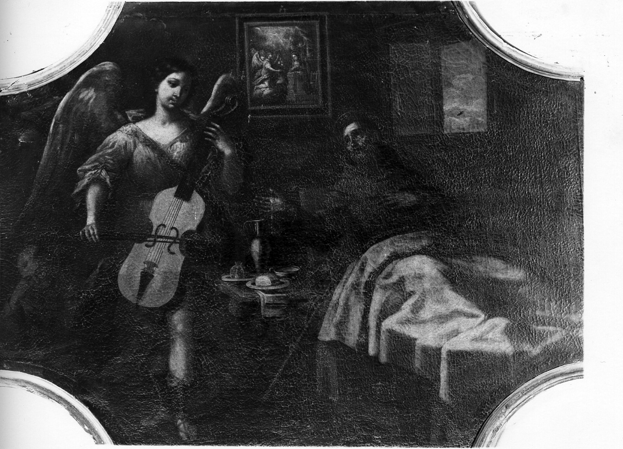 San Francesco d'Assisi riceve le stimmate (dipinto) di Ceppaluni Filippo detto Muto (prima metà sec. XVIII)