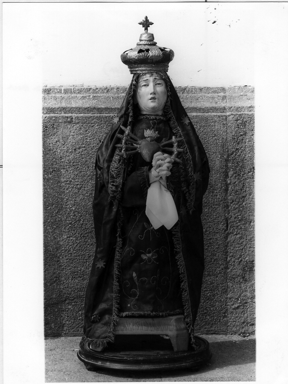 Madonna Addolorata (statuetta) - bottega napoletana (fine sec. XVIII)