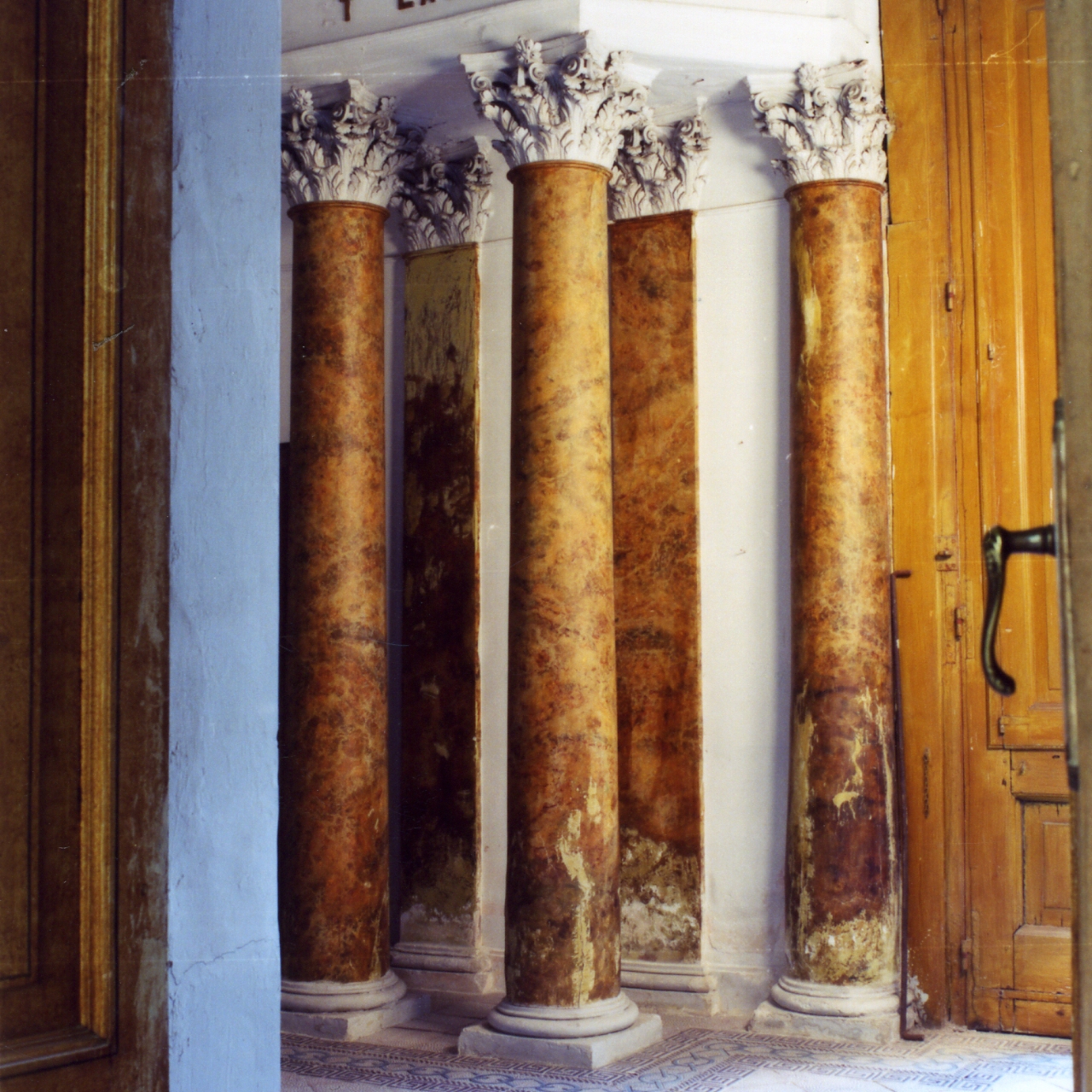 colonna, serie - bottega napoletana (seconda metà sec. XIX)