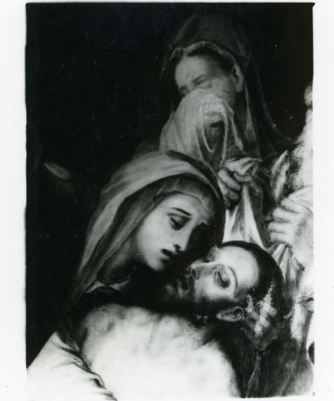 deposizione di Cristo nel sepolcro (dipinto) di Lama Giovan Bernardo (ultimo quarto sec. XVI)