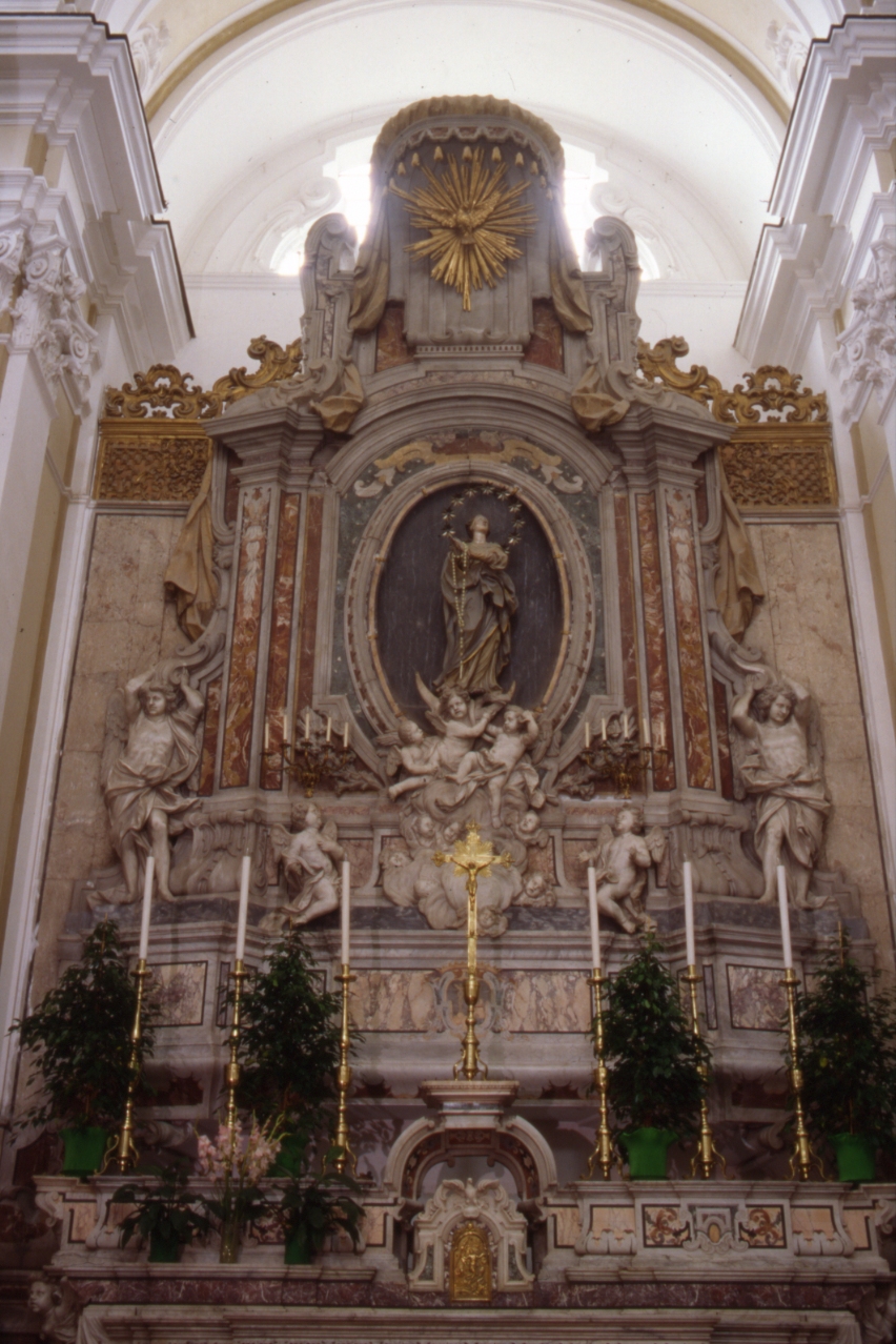mostra d'altare, complesso decorativo di Vaccaro Domenico Antonio (sec. XVIII)