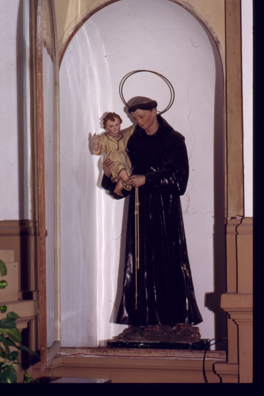 Sant'Antonio da Padova con il bambino (statua) - bottega napoletana (inizio sec. XX)