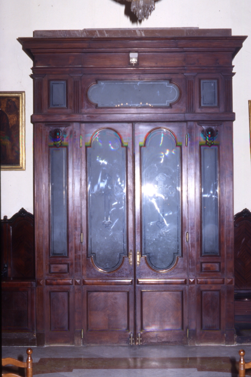 bussola d'ingresso - bottega greca (primo quarto sec. XX)