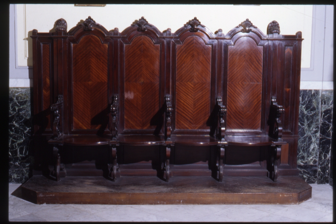 stallo di confraternita - bottega greca (seconda metà sec. XVIII)