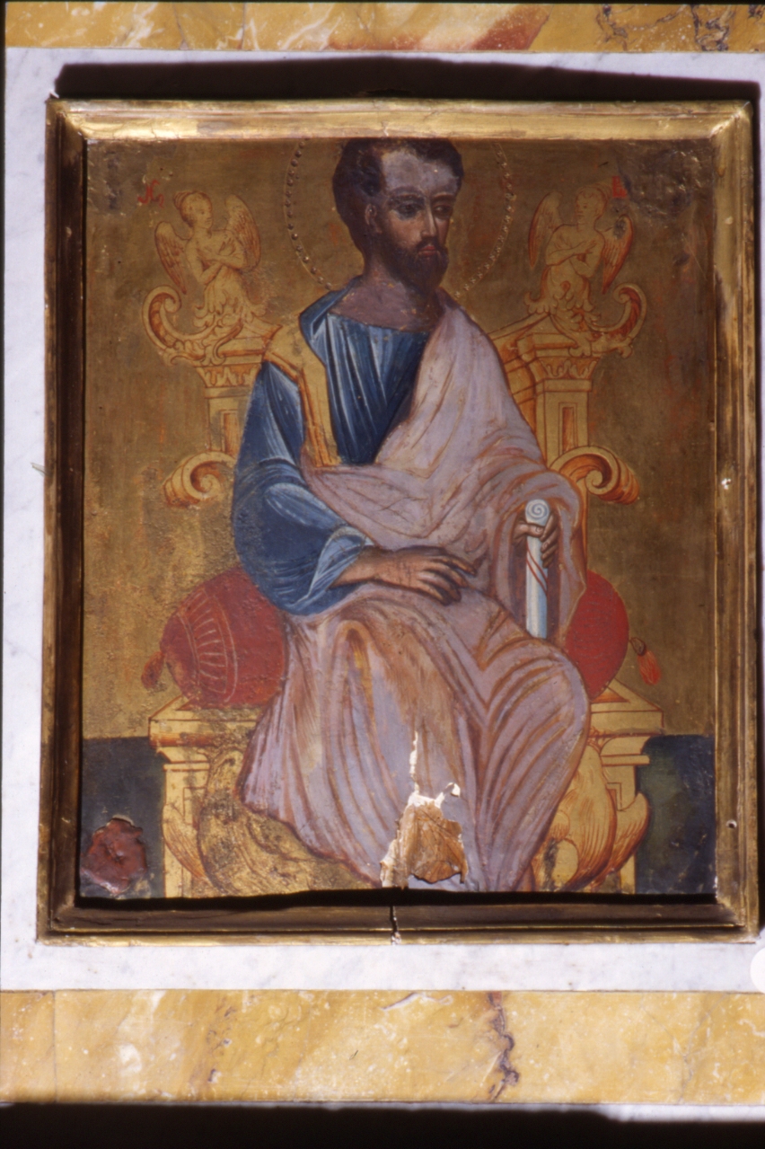 San Bartolomeo (dipinto, elemento d'insieme) di Caruso Eustachio (sec. XVIII)