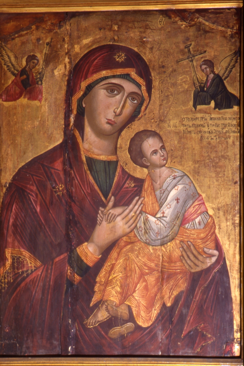 Madonna con Bambino (dipinto) - ambito greco (prima metà sec. XV)