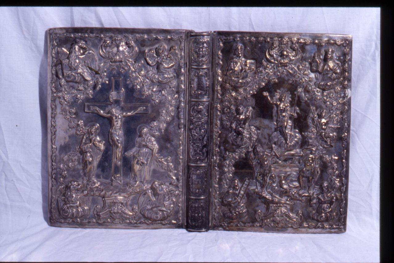 coperta di libro liturgico - bottega napoletana (prima metà sec. XIX)