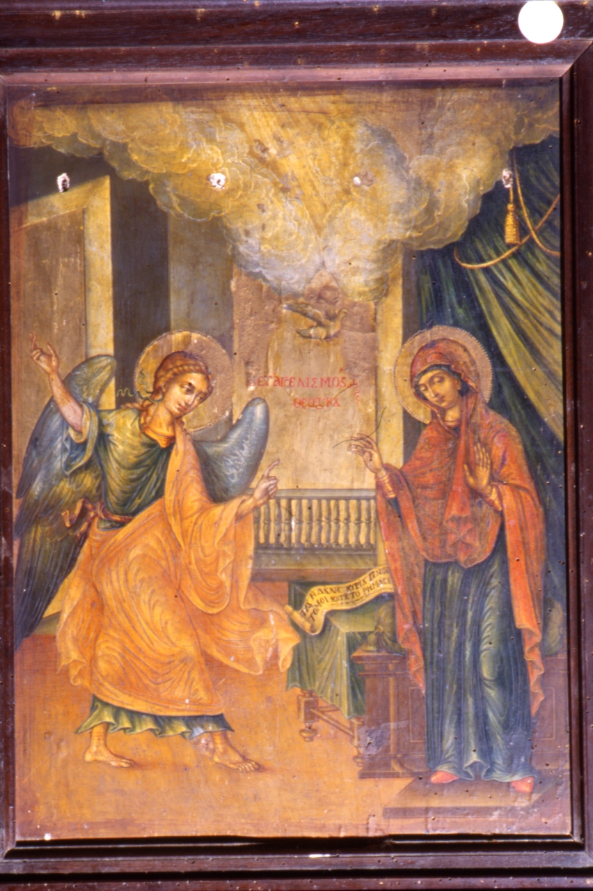 Annunciazione (dipinto) di Caruso Eustachio (sec. XVIII)
