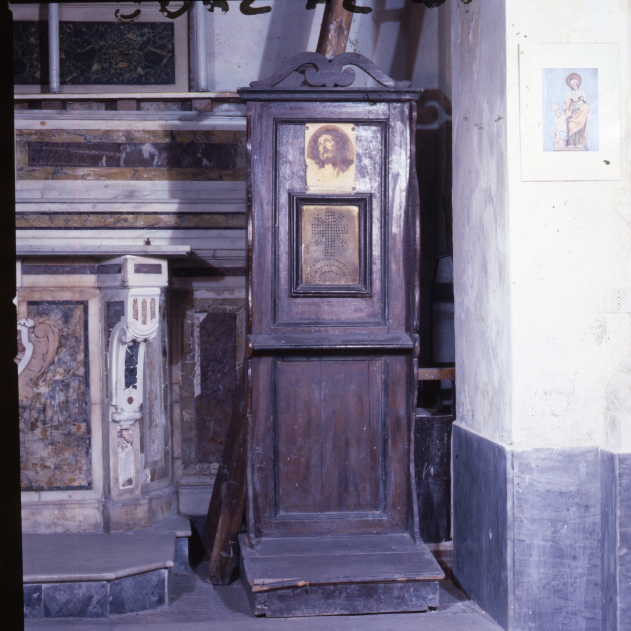 confessionale - bottega napoletana (inizio sec. XX)