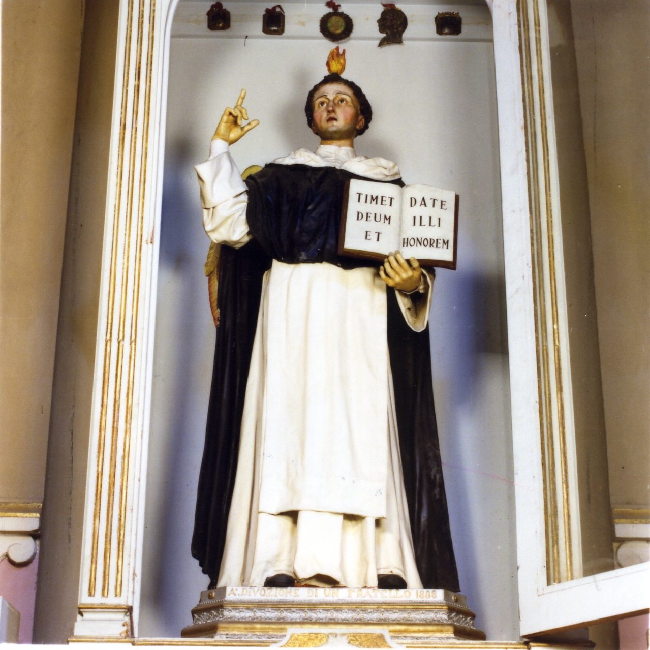 San Vincenzo Ferrer (statuetta devozionale) - bottega napoletana (sec. XIX)
