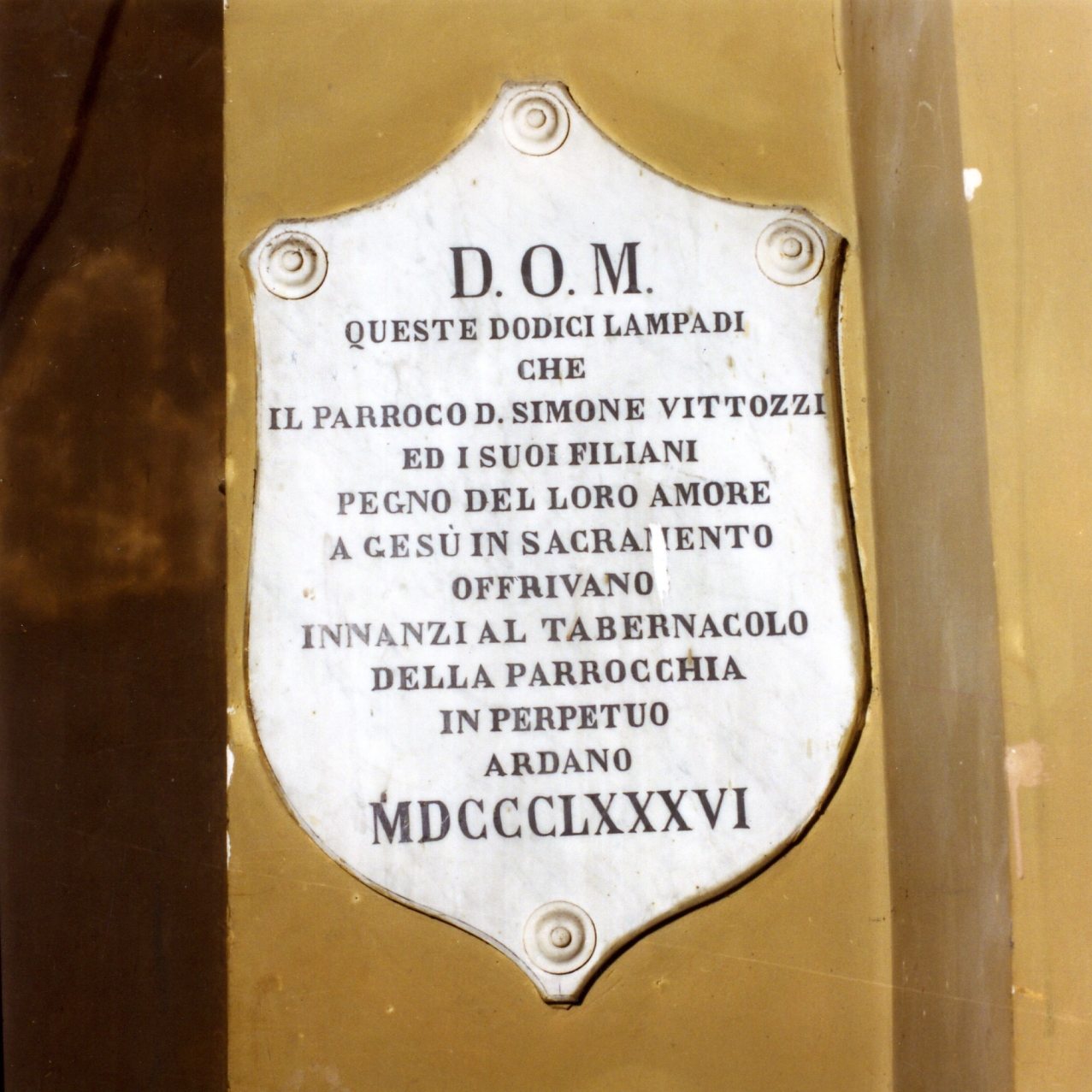 lapide - bottega napoletana (sec. XIX)