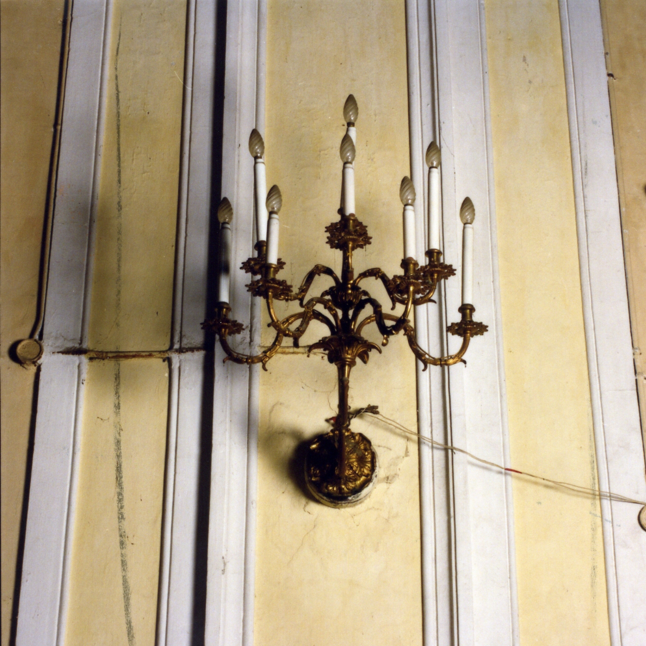candelabro, serie - bottega napoletana (prima metà sec. XIX)