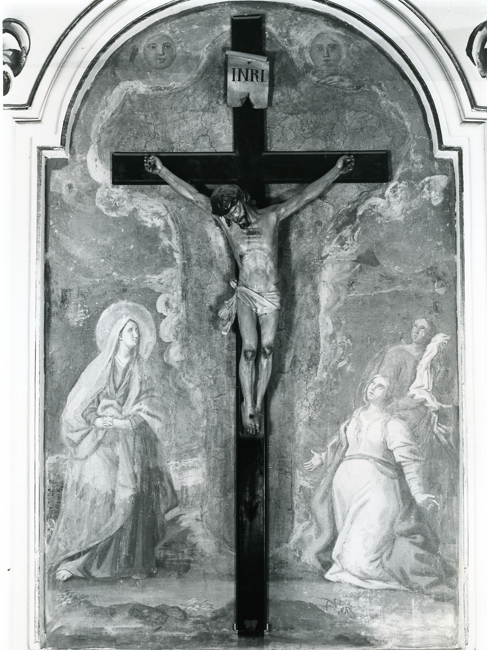 crocifissione di Cristo (dipinto) - ambito napoletano (seconda metà sec. XVIII)