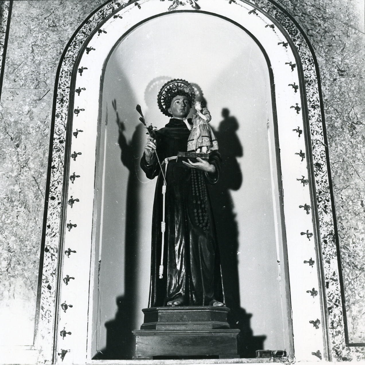 Sant'Antonio da Padova (statua) - bottega napoletana (prima metà sec. XIX)