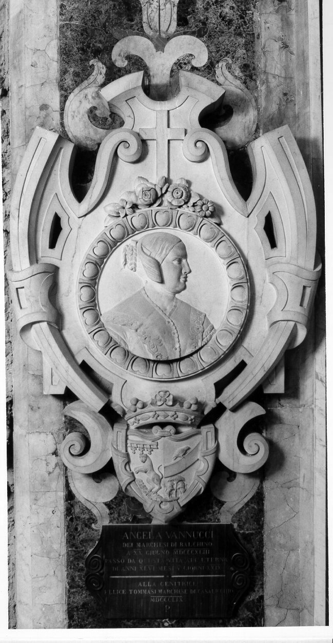 monumento funebre - bottega napoletana (sec. XIX)