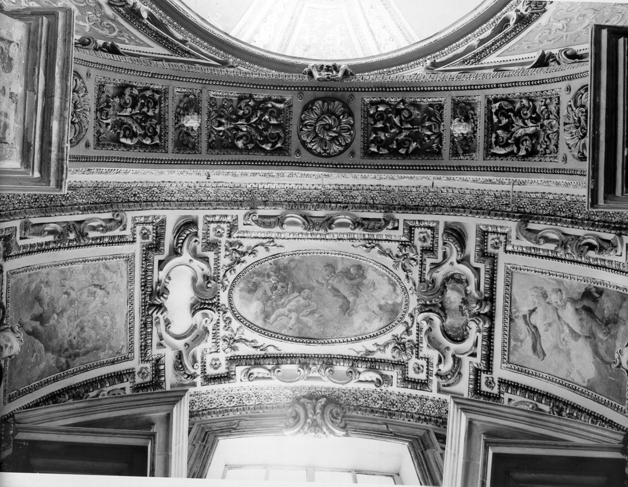 putti (decorazione pittorica) - bottega napoletana (sec. XVIII)