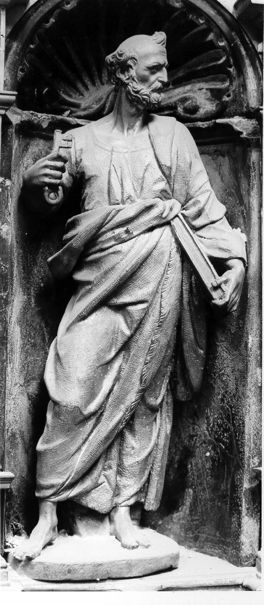 San Pietro Apostolo (statuetta) di Maitener Raphael (sec. XVII)