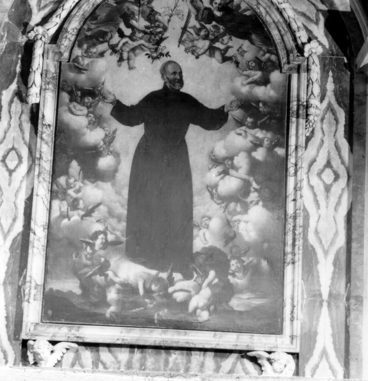 gloria di Sant'Andrea d'Avellino (dipinto) di Finoglio Paolo Domenico (sec. XVII)