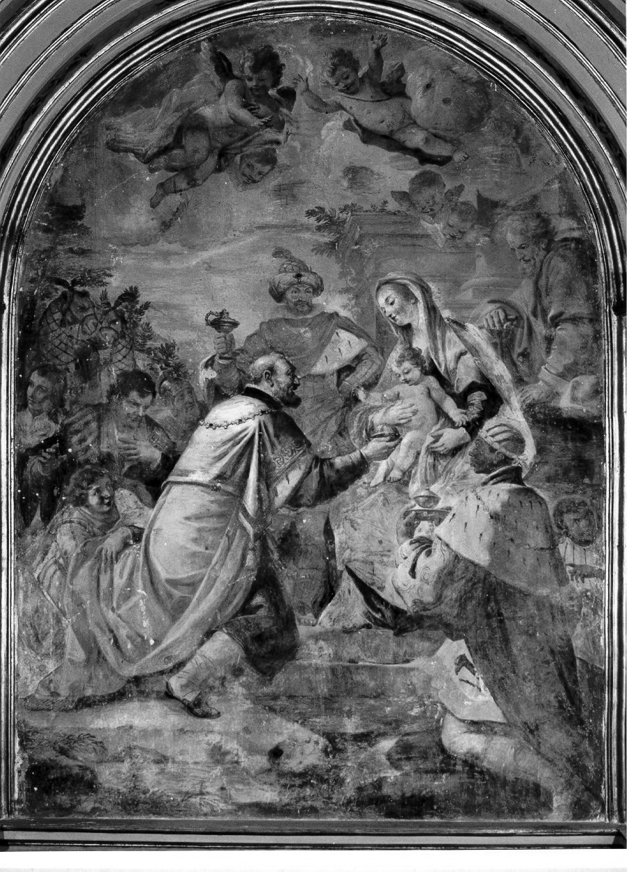 circoncisione di Gesù Bambino (dipinto) di De Matteis Paolo (fine/inizio secc. XVII/ XVIII)