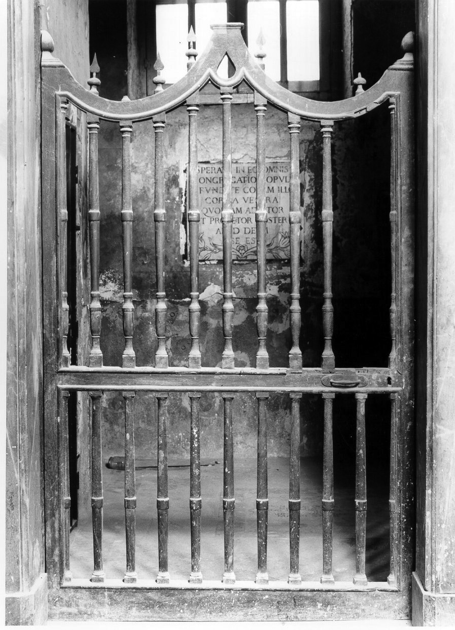 cancello - bottega napoletana (seconda metà sec. XVIII)