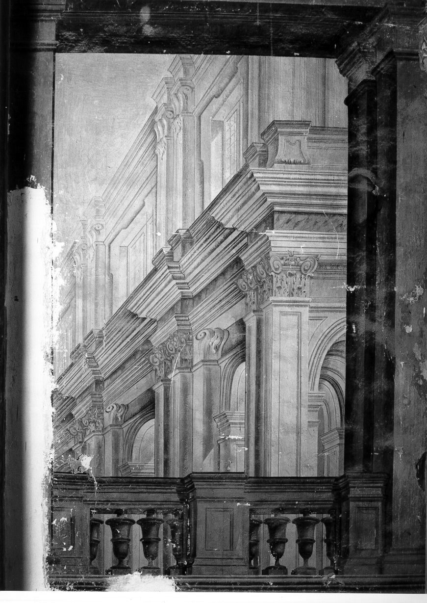 architettura illusionistica (dipinto) di D'Elia Alessio (primo quarto sec. XVIII)