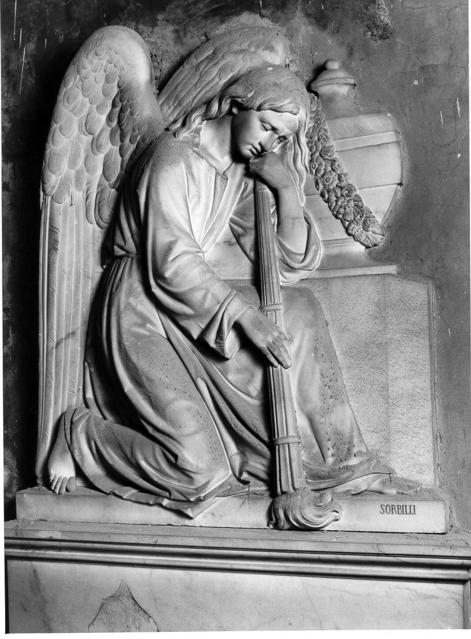 angelo (monumento funebre) di Sorbilli Giuseppe Antonio (metà sec. XIX)