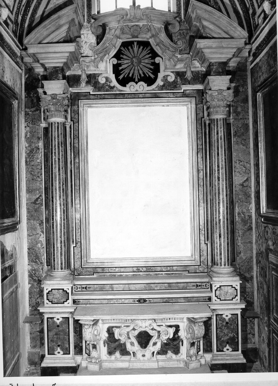 mostra d'altare - bottega napoletana (metà sec. XVIII)