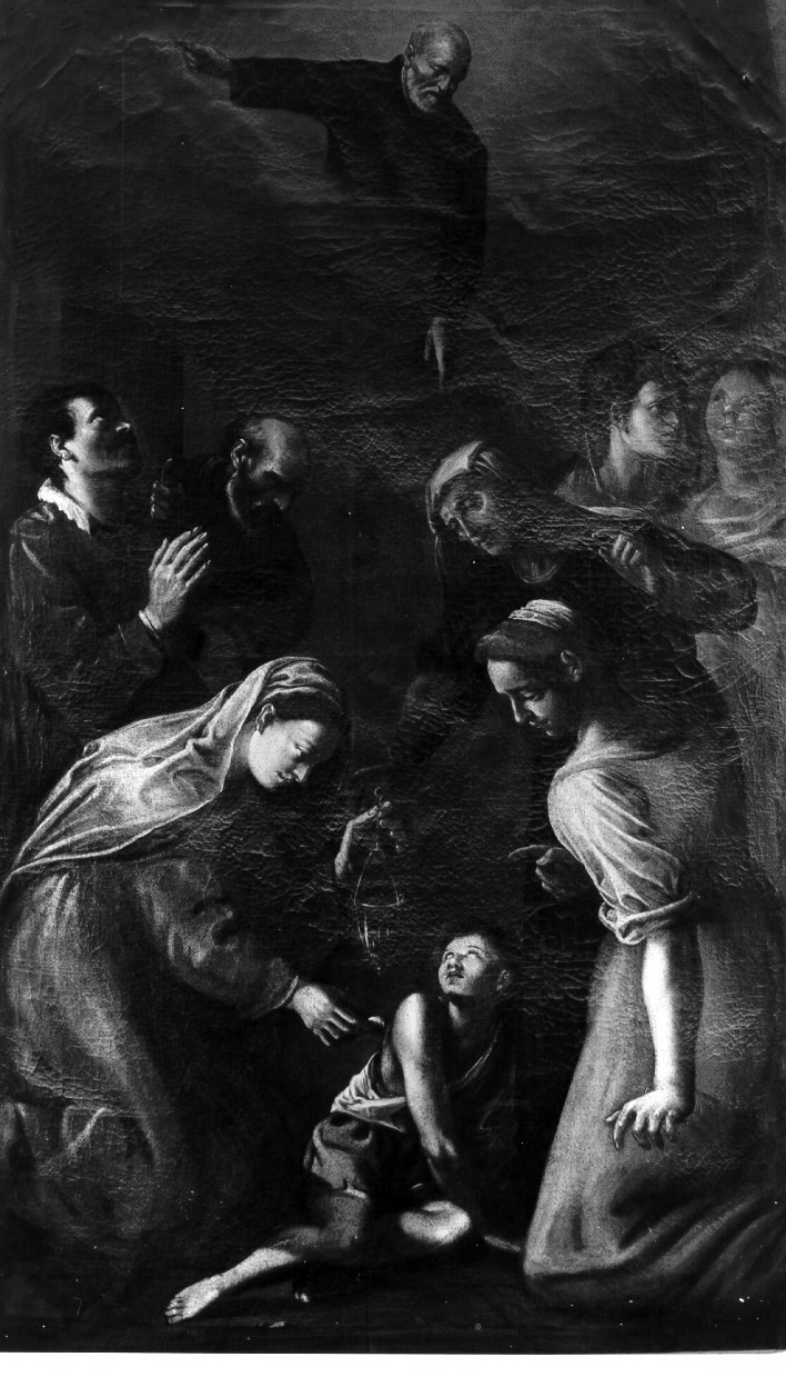 miracolo di Sant'Andrea d'Avellino (dipinto) - ambito napoletano (prima metà sec. XVII)