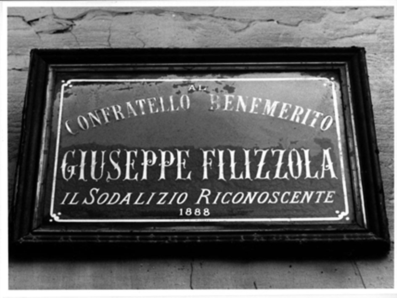 targa - bottega napoletana (sec. XIX)