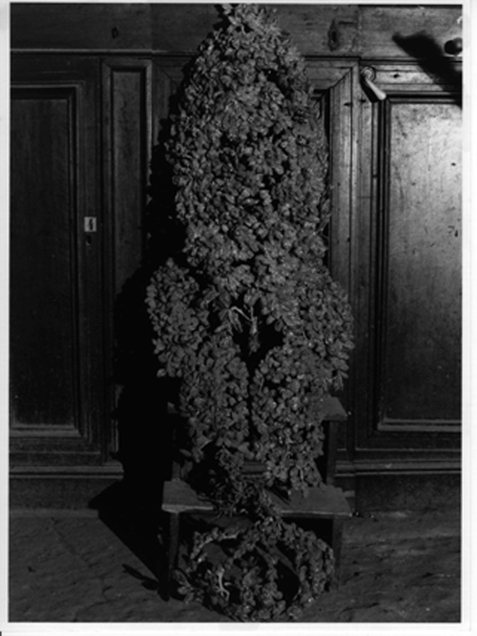 composizione floreale d'altare, serie - bottega napoletana (sec. XIX)