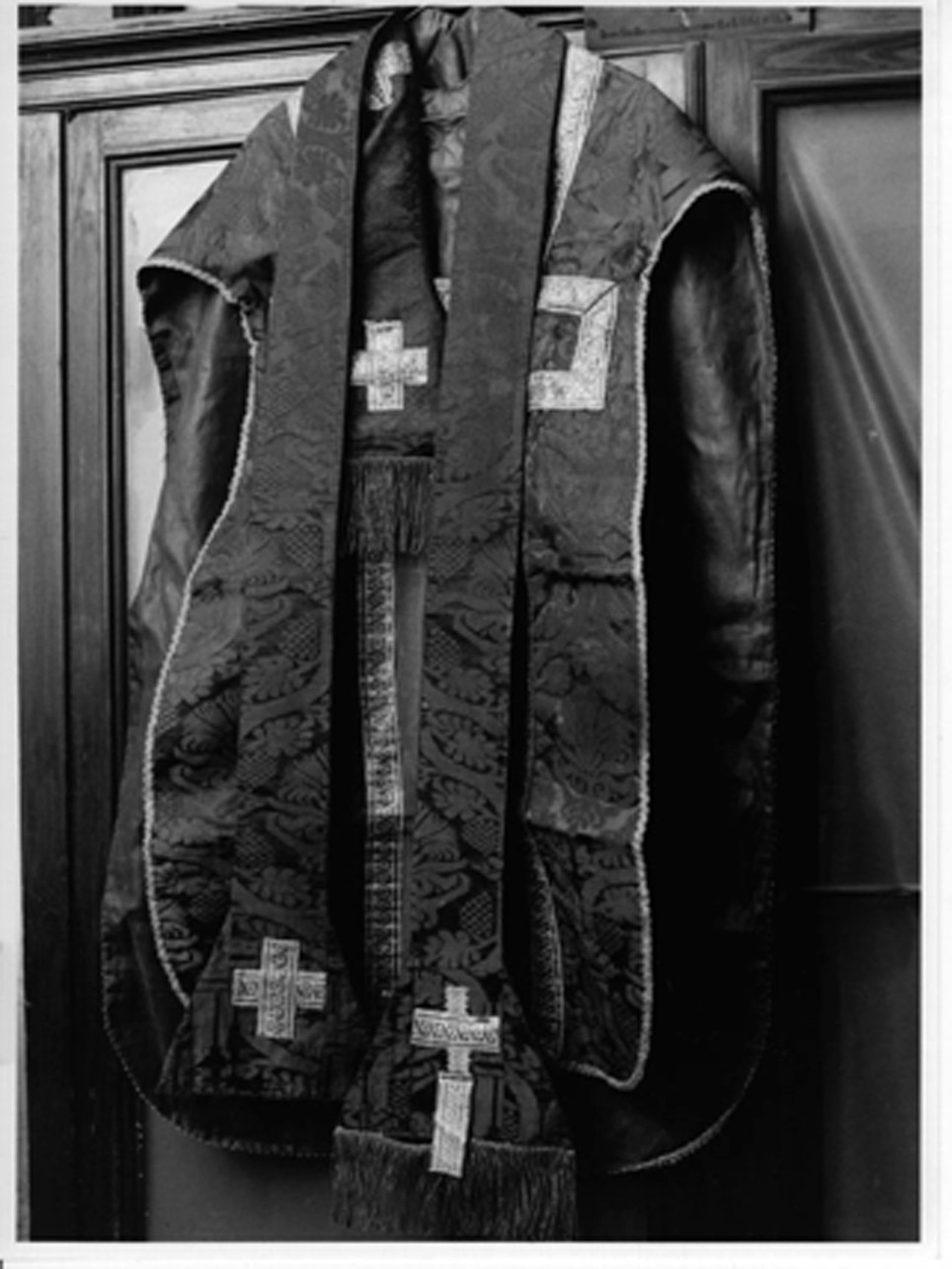 paramento liturgico, elemento d'insieme - manifattura napoletana (seconda metà sec. XIX)