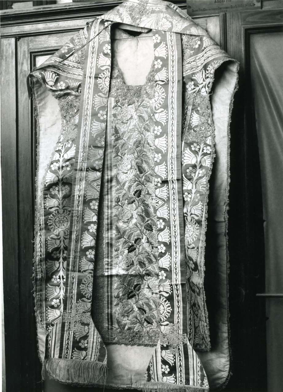 paramento liturgico, elemento d'insieme - manifattura napoletana (metà sec. XIX)