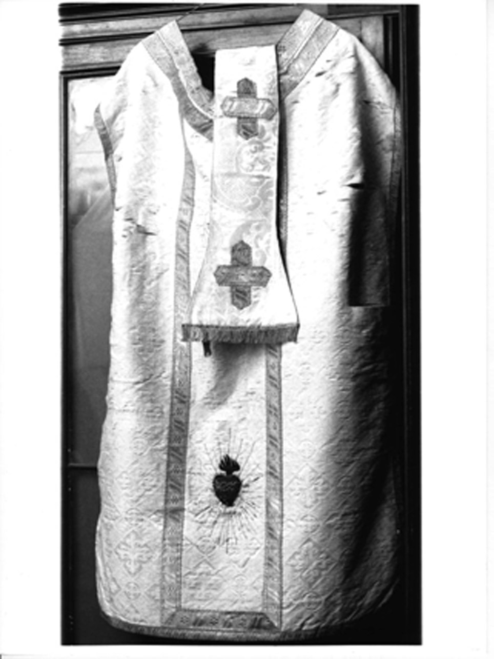 paramento liturgico, elemento d'insieme - manifattura napoletana (fine/inizio secc. XIX/ XX)