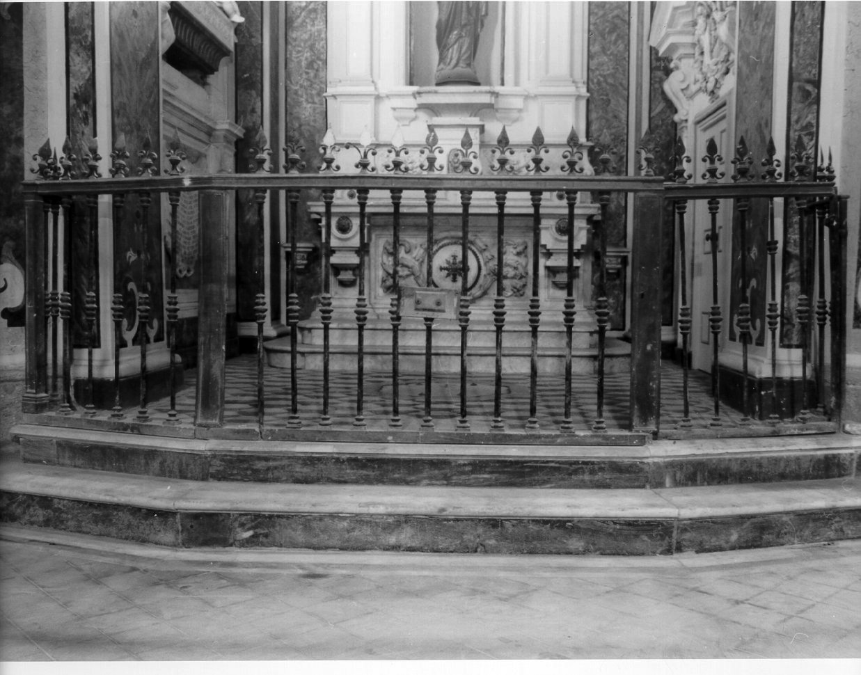 cancellata di cappella di Polverino Gaetano (fine sec. XVII)