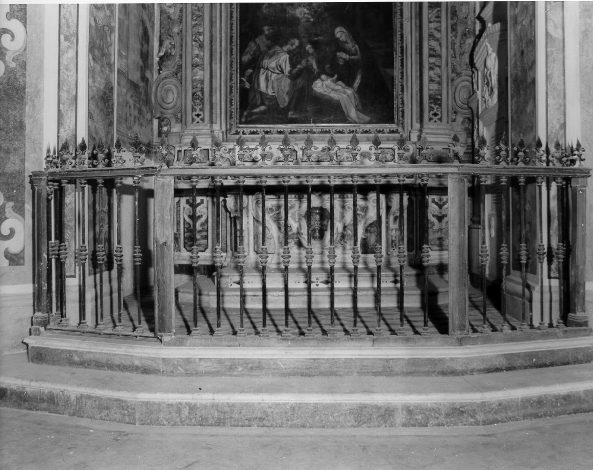 cancellata di cappella di Polverino Gaetano (fine sec. XVII)
