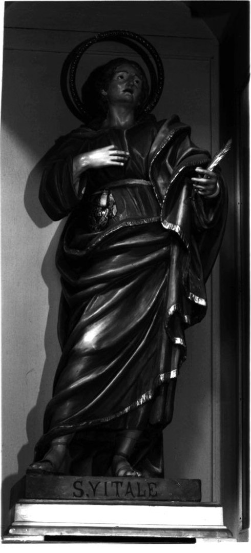 SAN VITALE (SCULTURA) - AMBITO NAPOLETANO (FINE sec. XIX)