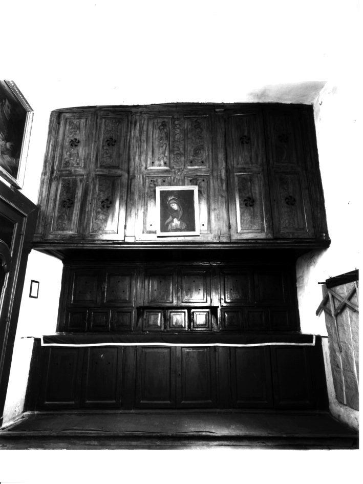 mobile da sacrestia - bottega napoletana (prima metà sec. XIX)