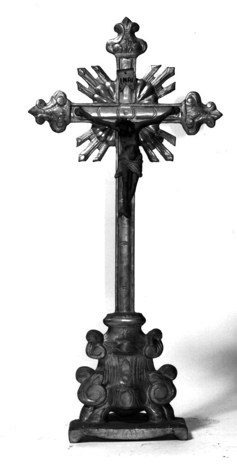 CROCE D'ALTARE, SERIE - manifattura napoletana (Prima metà sec. XIX)