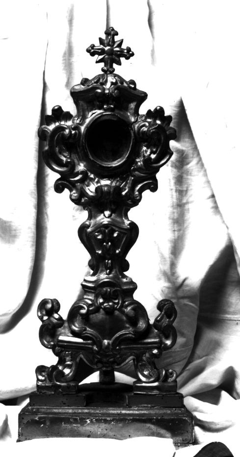 reliquiario - a ostensorio - bottega napoletana (prima metà sec. XVIII)