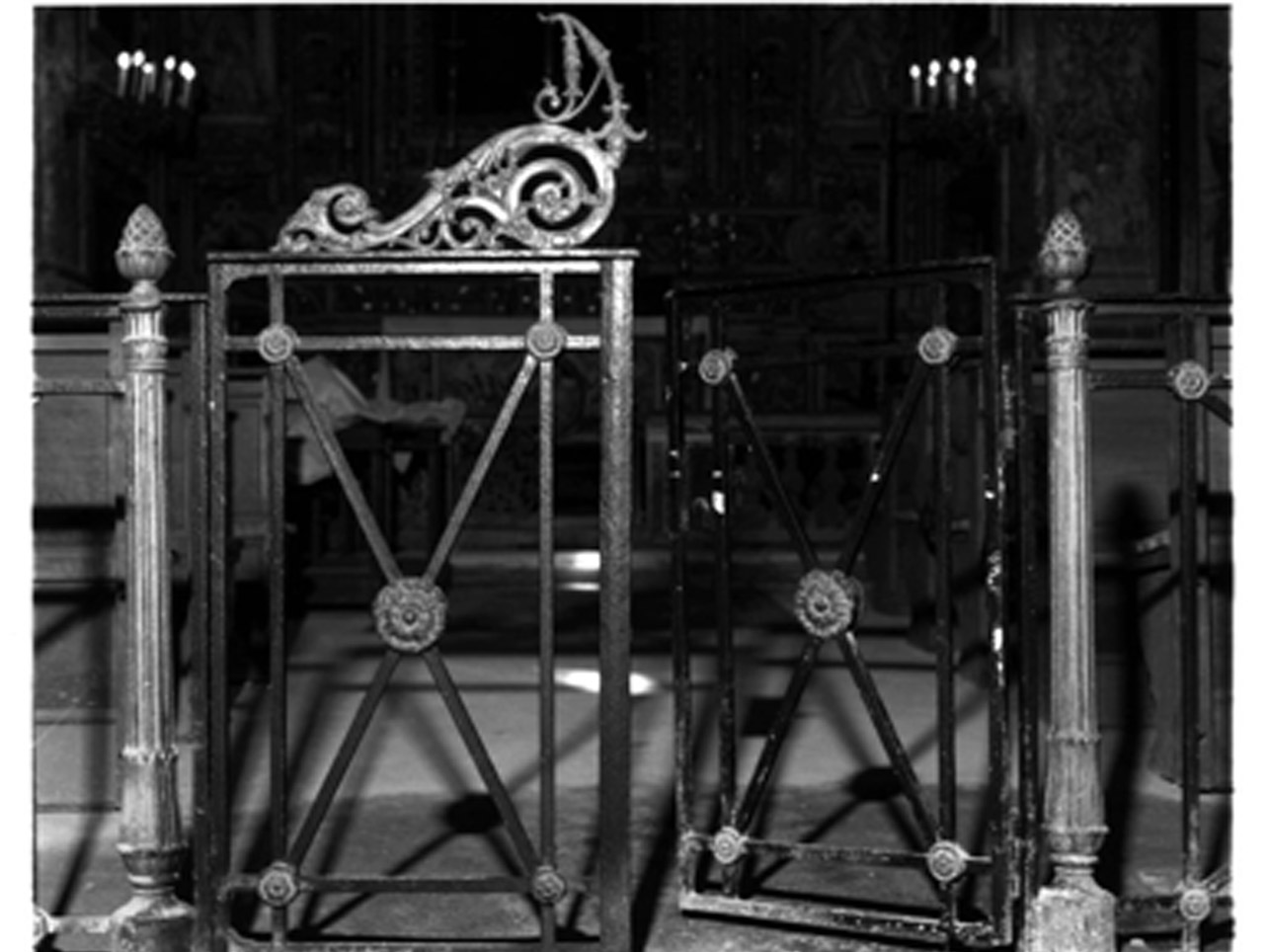 cancellata di altare - bottega napoletana (fine sec. XVIII)