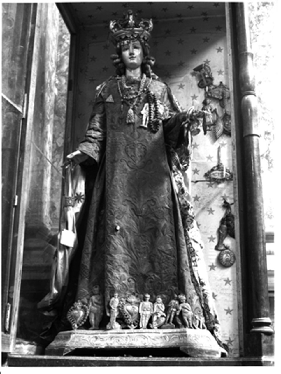 Madonna del Carmelo (statua) - bottega napoletana (prima metà sec. XIX)