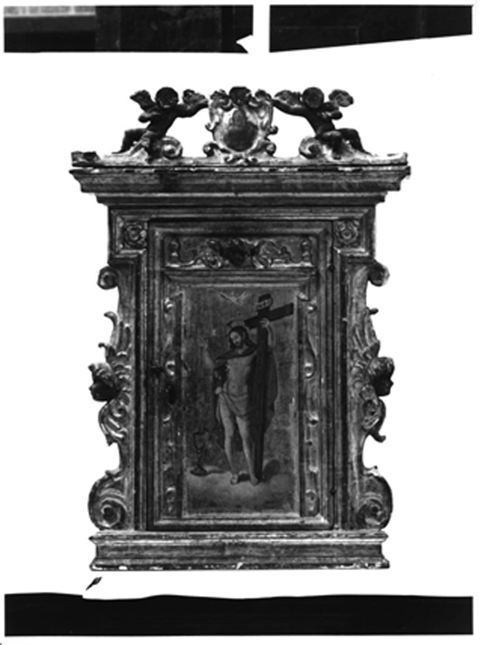 Cristo portacroce (piscina) - bottega napoletana (metà sec. XVII)