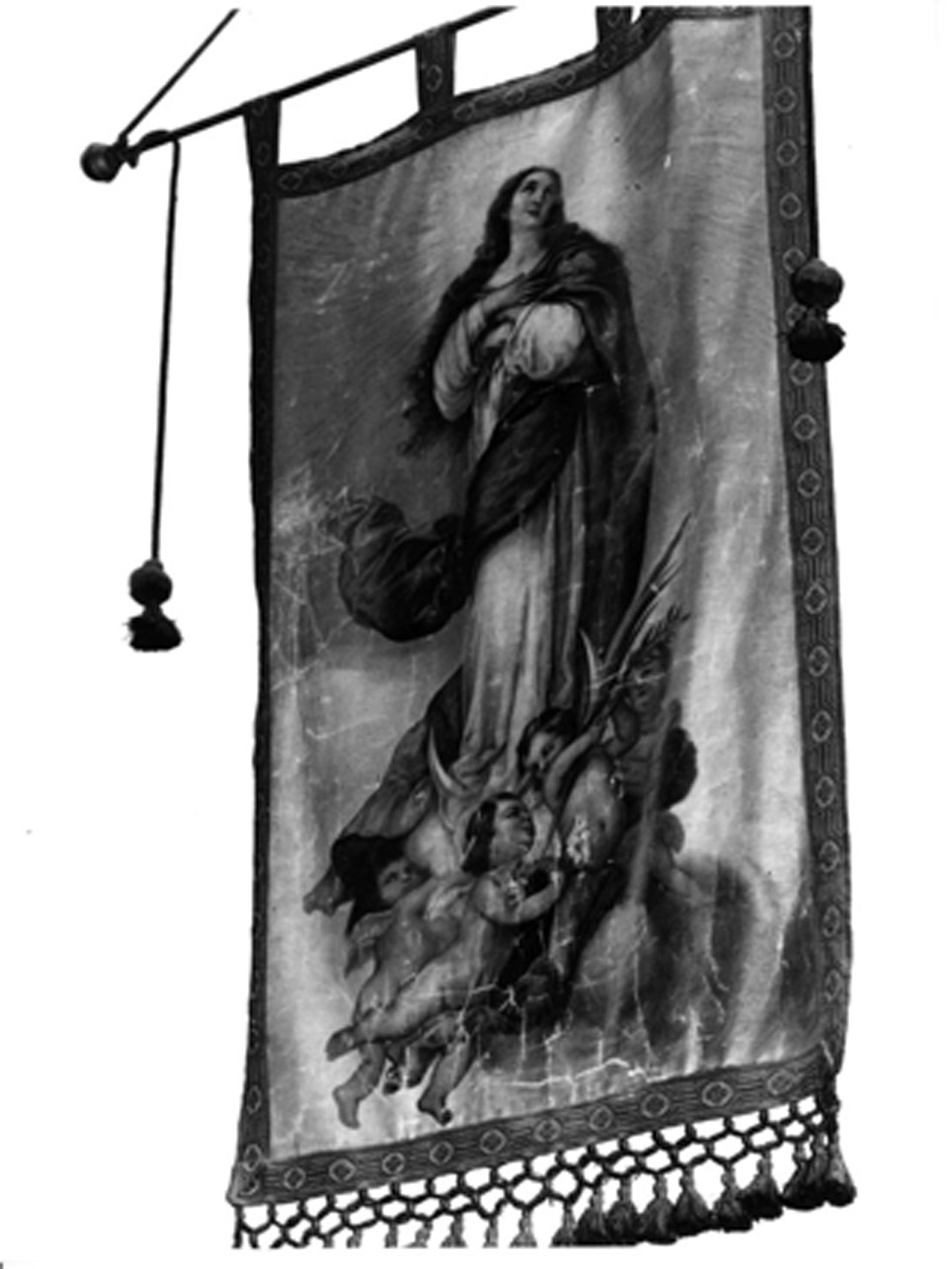 Immacolata Concezione (stendardo) - manifattura napoletana (fine sec. XIX)
