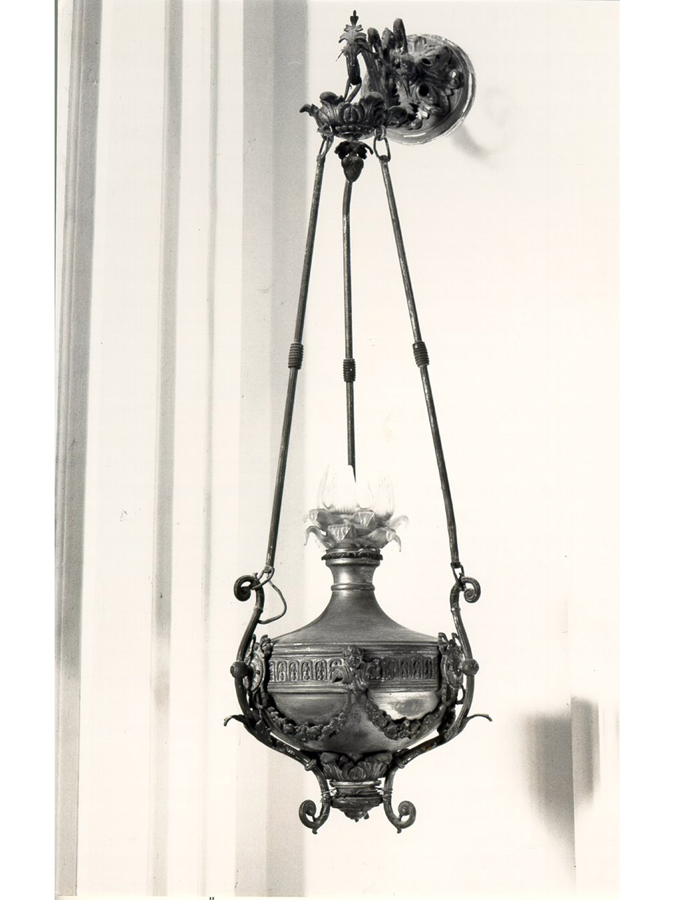 LAMPADA DA PARETE, SERIE - manifattura napoletana (Seconda metà sec. XIX)