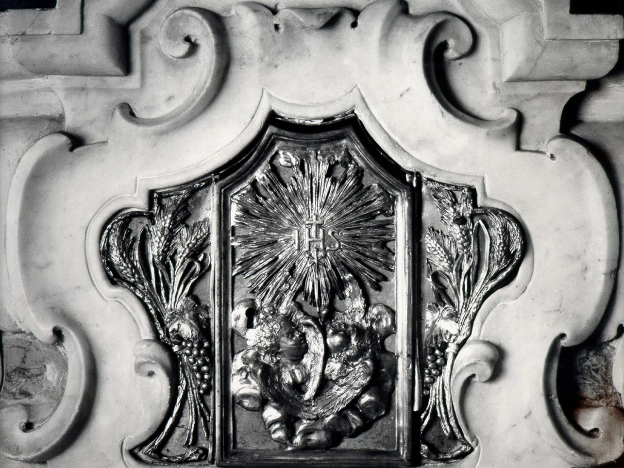 SPORTELLO DI TABERNACOLO, ELEMENTO D'INSIEME - manifattura napoletana (INIZIO sec. XX)