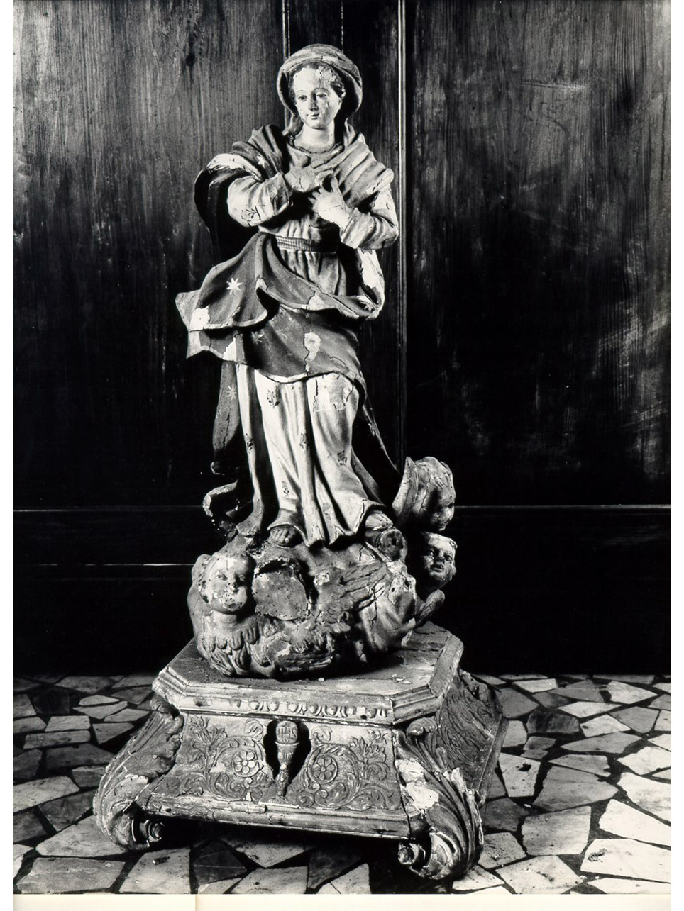 IMMACOLATA CONCEZIONE (STATUETTA) - AMBITO NAPOLETANO (Prima metà sec. XVIII)
